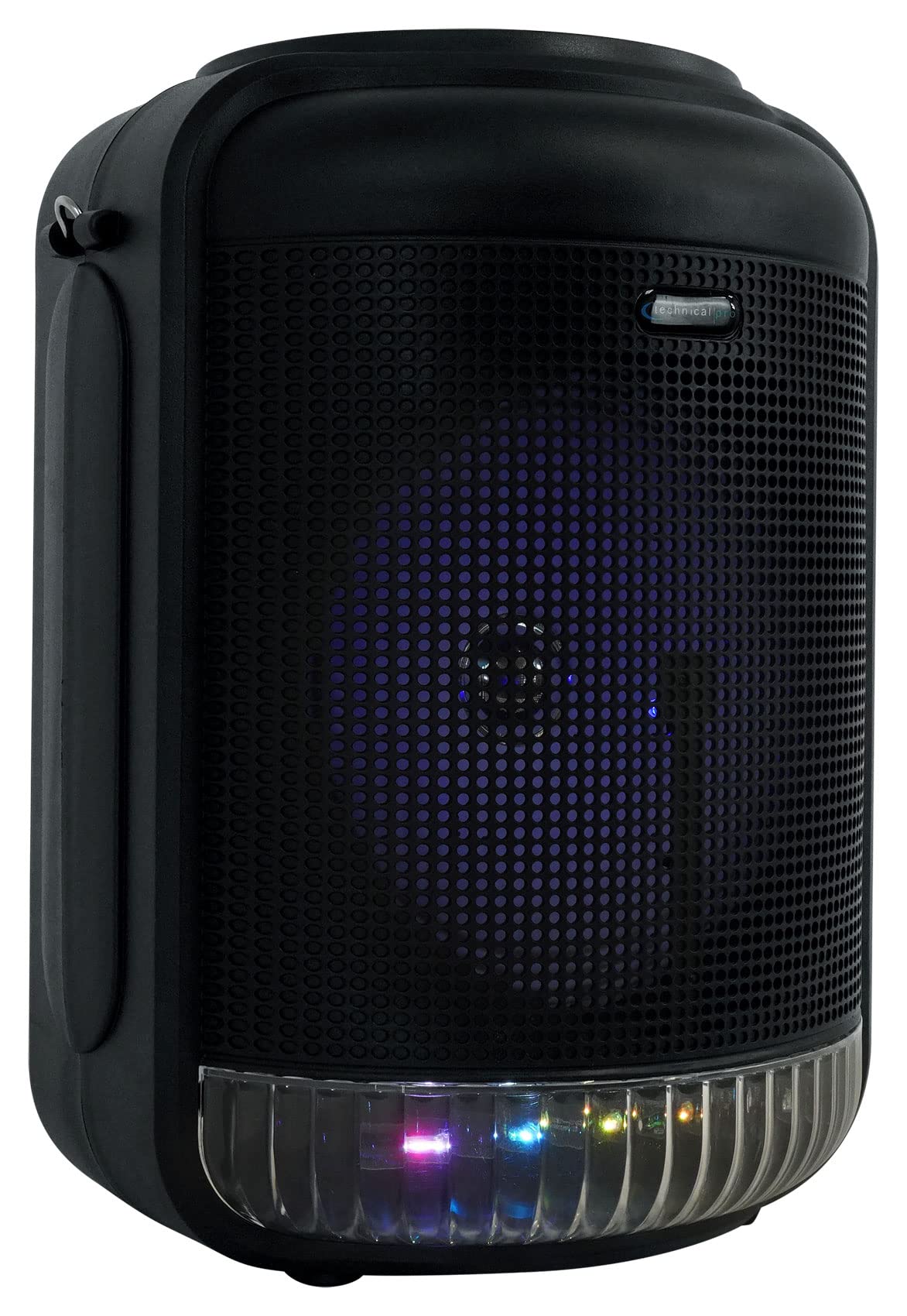 Technical Pro LIT8 Portable 8-inch Bluetooth Party Speakers with Wireless Link - Perfect for Outdoor Events, Home Parties & DJ Performances