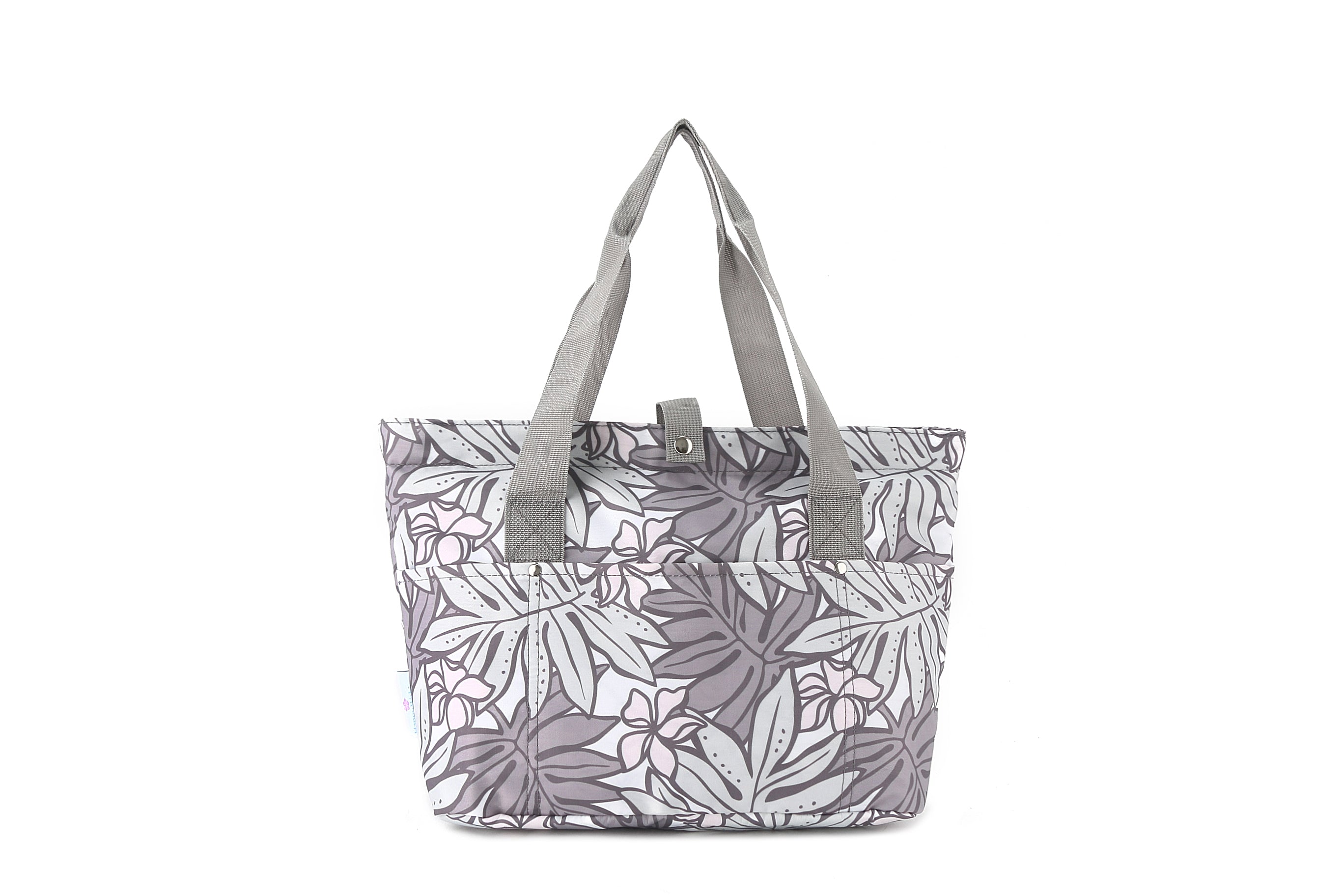 Stylish Compact Tote Bag in Jade & Grey - Perfect for Work, Travel, and Everyday Use