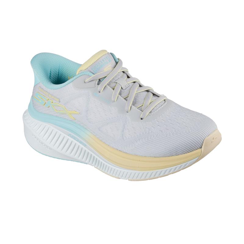 SLIP INS: GO WALK MAX CUSH ARCH FIT Comfortable Walking Shoes 125582/GYAQ - Perfect for Walking, Travel & Everyday Wear