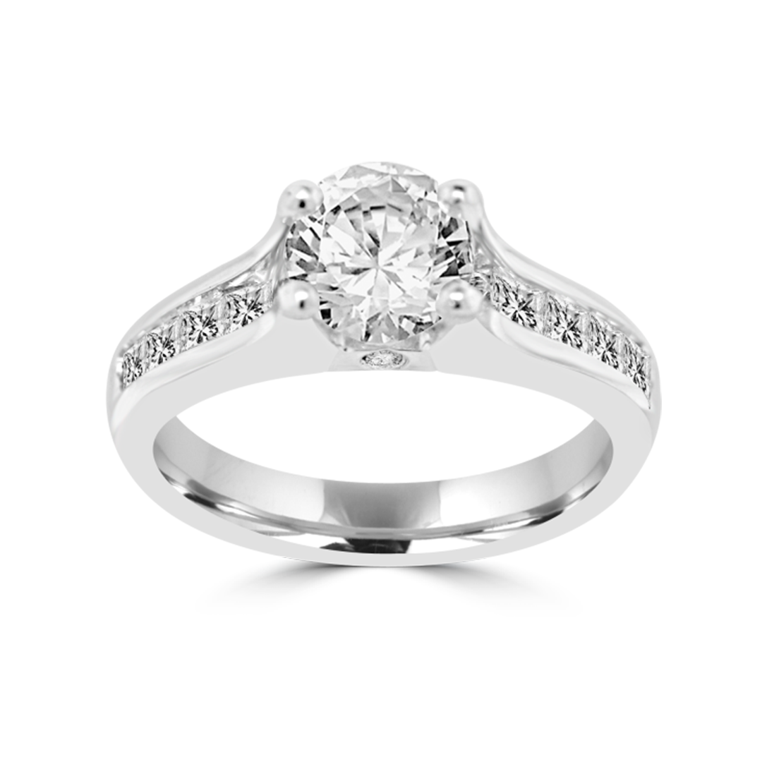 1.50 Carat Solitaire Custom Made Engagement Ring for Women - Perfect for Proposals, Anniversaries & Weddings