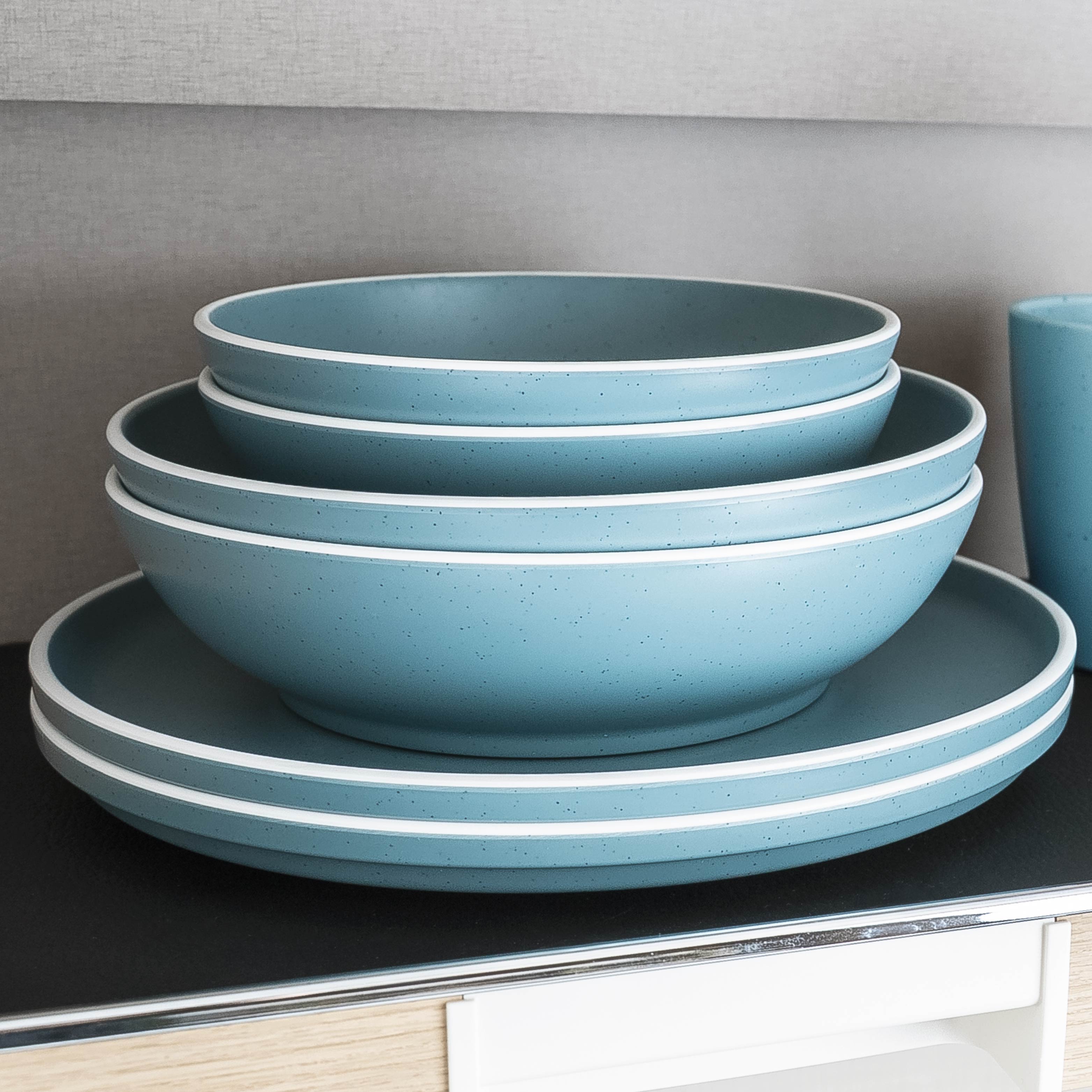 DOLOMIT BLUE Plastic Magnet Plate - 25cm Diameter, Durable & Lightweight for Fridge, Office & Kitchen Organization