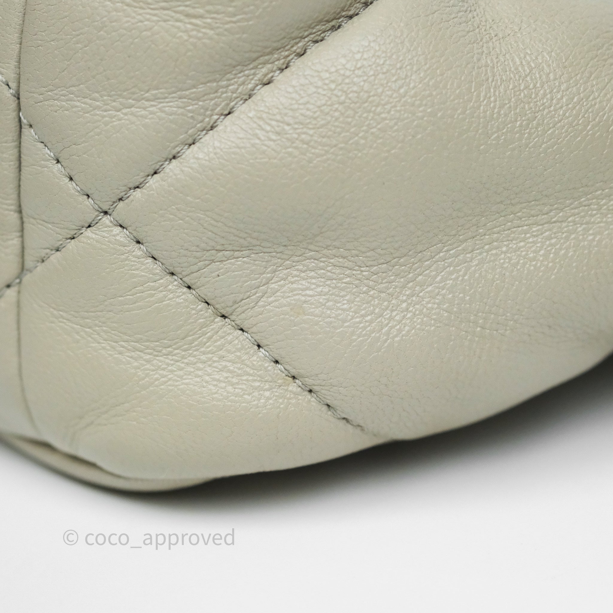 Chanel 19 Small Handbag in Sage Grey with Mixed Hardware - Luxury Crossbody Bag for Women, Perfect for Date Night & Evening Events