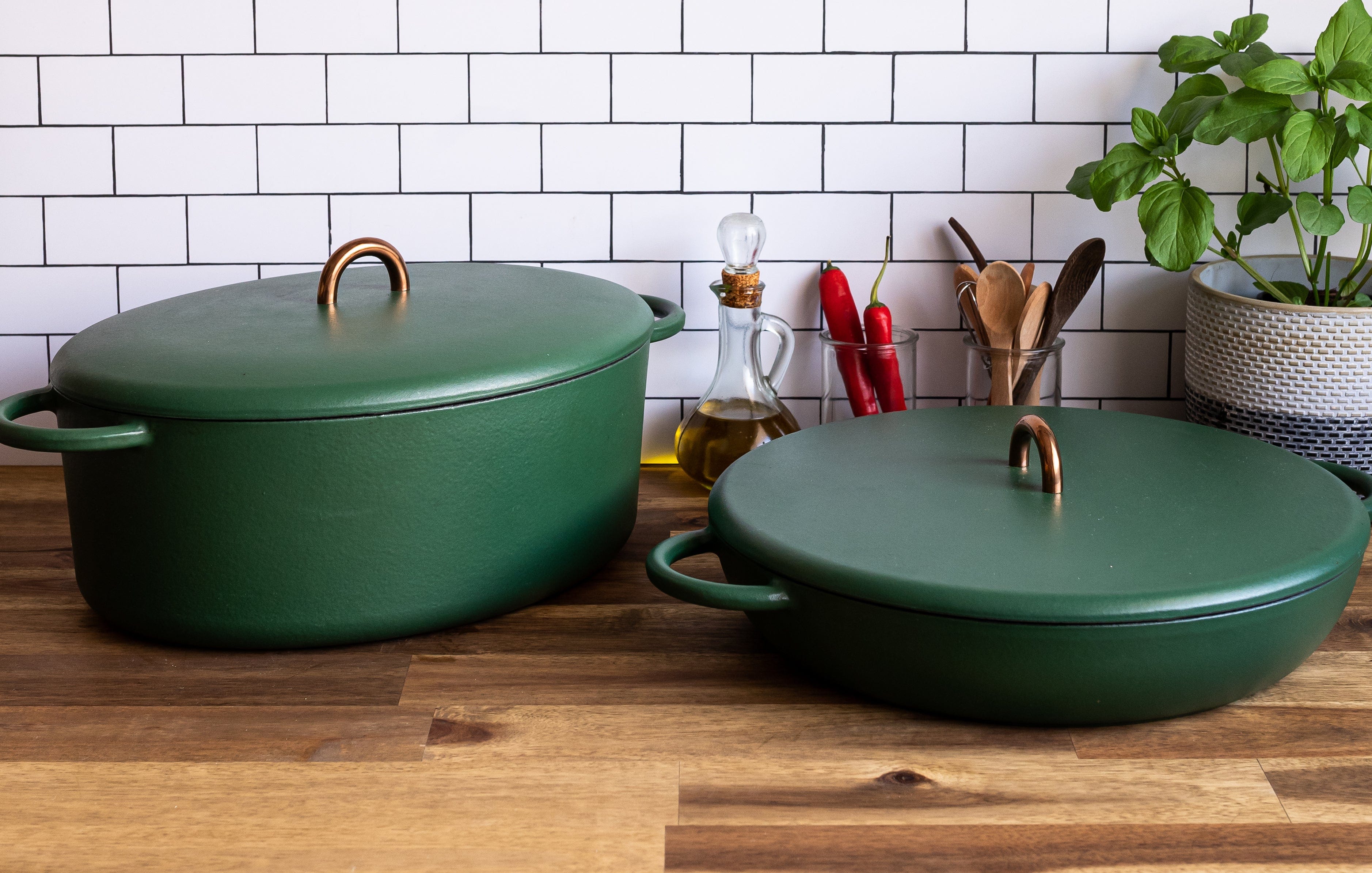 Premium Firra Cast Iron Cookware Set - 10-Piece Nonstick Skillet & Dutch Oven for Stovetop, Oven & Grill - Perfect for Searing, Baking & Slow Cooking