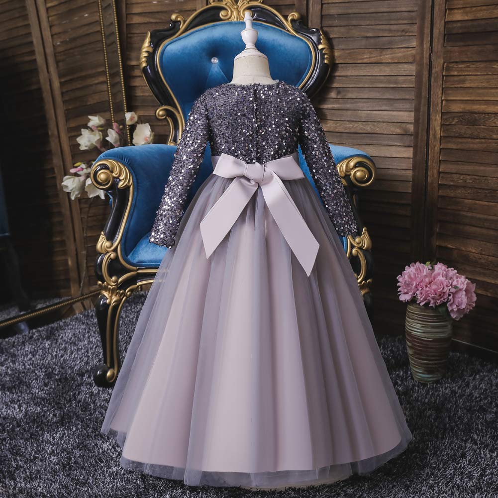 Royal Palace Lace Gothic Victorian Gown for Girls - Long Sleeve Princess Dance Dress for Party, Wedding, Pageant & Masquerade Ball | Elegant Fancy Costume for Halloween, Cosplay & Special Occasions