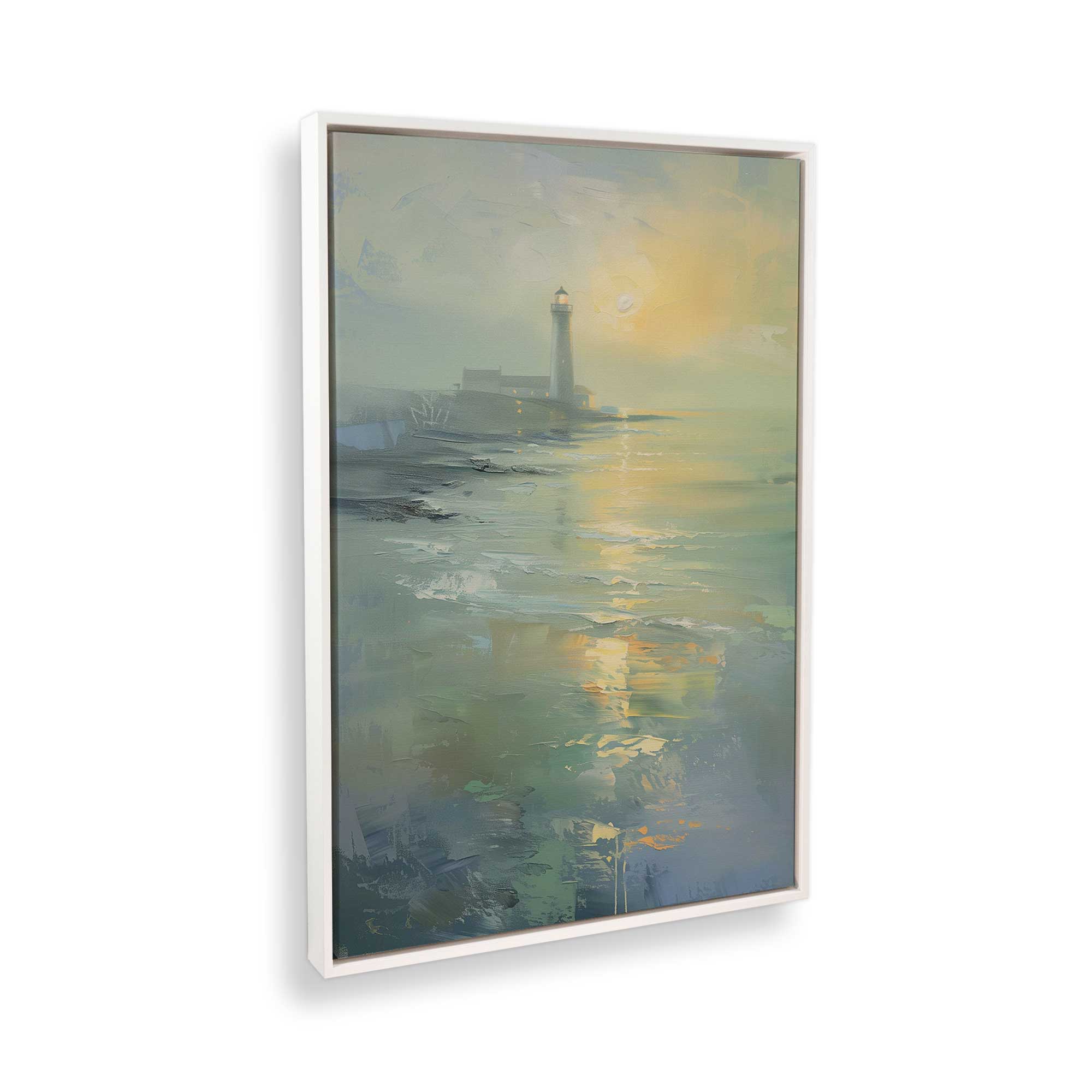 Guiding Light v2 Canvas Wall Art Print - Modern Home Decor for Living Room, Bedroom & Office