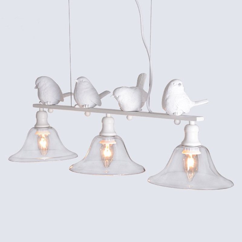 Elegant Bird Chandelier Lighting - Modern Crystal Ceiling Light for Dining Room, Living Room & Bedroom | Perfect for Home Decor & Romantic Ambiance