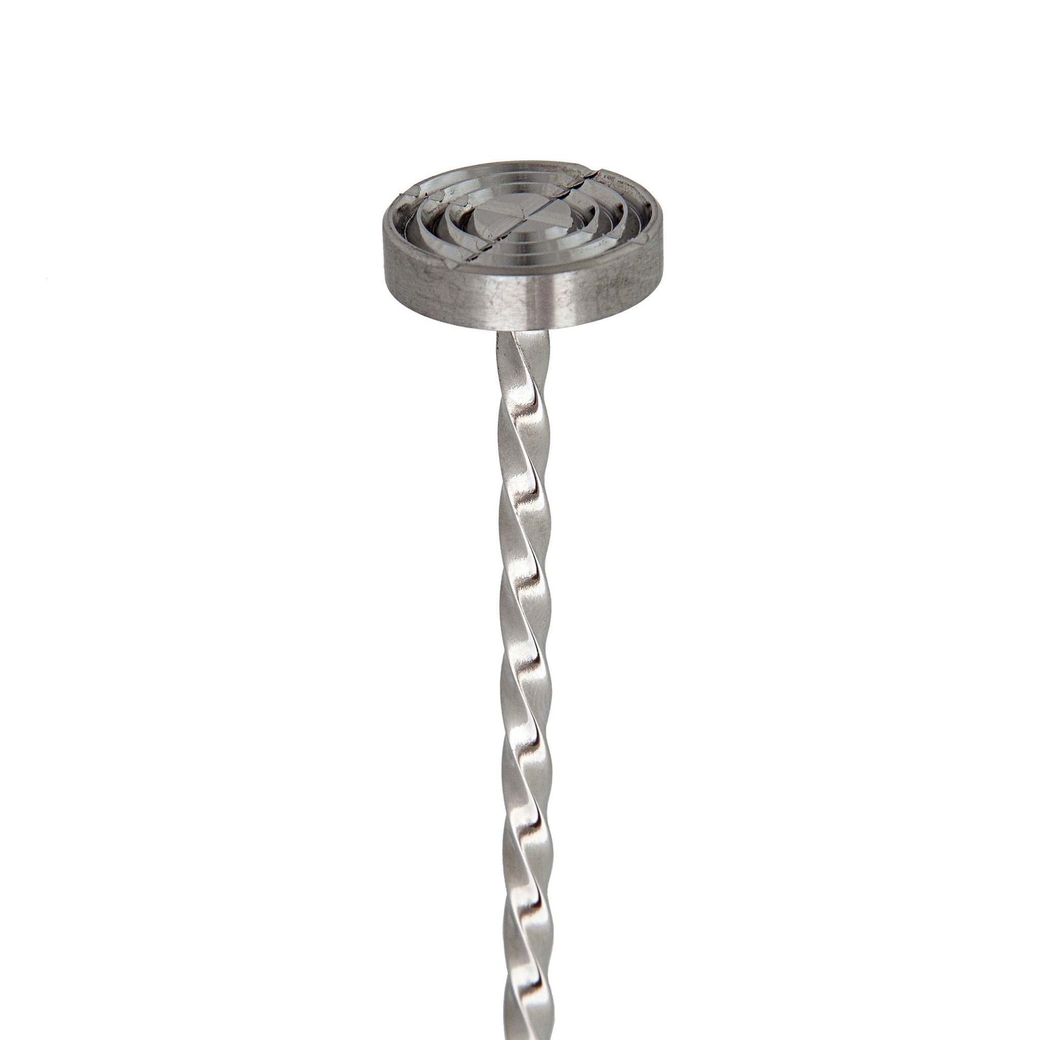 Premium Stainless Steel Muddler Bar Spoon - 40cm Cocktail Mixing Tool for Mojitos, Old Fashioned & Home Bartending