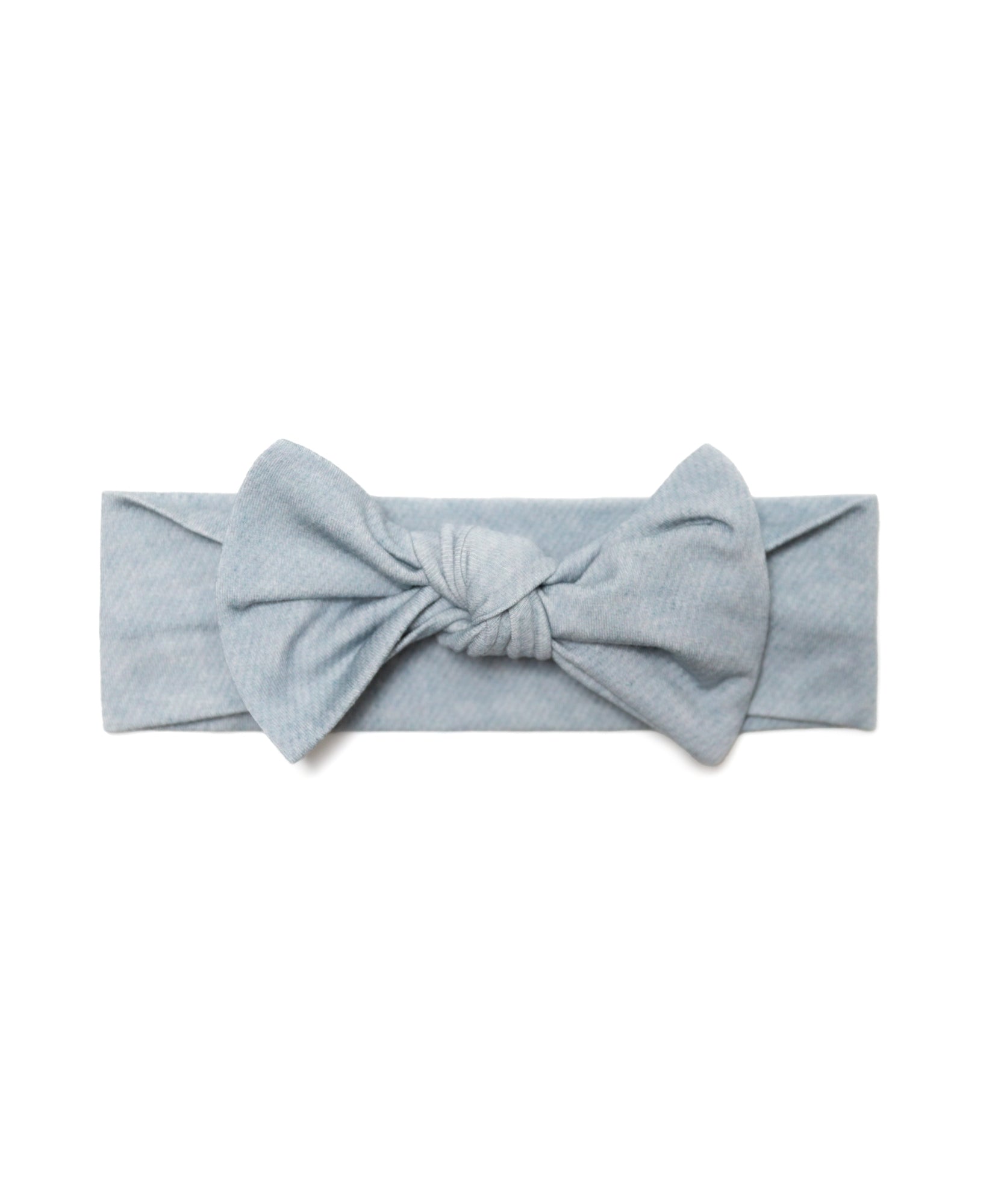 Light Blue Denim Print Headband Bow - Stylish Hair Accessory for Women & Girls | Perfect for Casual Outfits, Parties & Everyday Wear