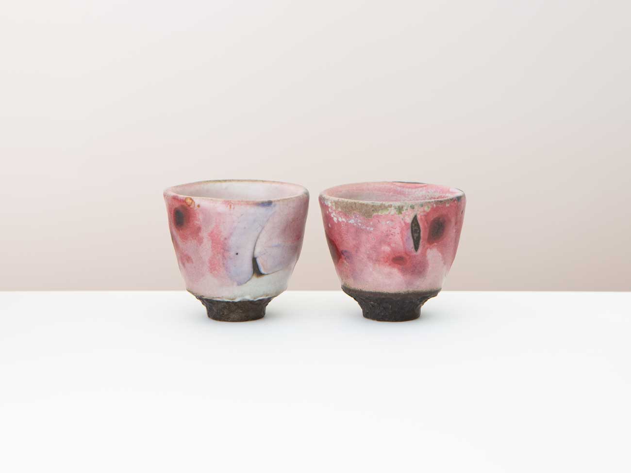Elegant Blush Pink Coffee Mugs Set of 2 - Ceramic Tea Cups with Handle for Home, Office, or Gift - Perfect for Morning Coffee, Afternoon Tea, and Cozy Moments