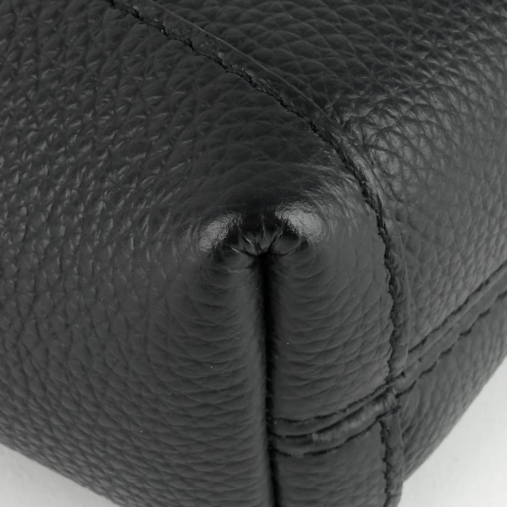 Balenciaga Black Calfskin Hourglass Messenger Bag for Women - Luxury Leather Crossbody Purse for Work, Travel & Everyday Use