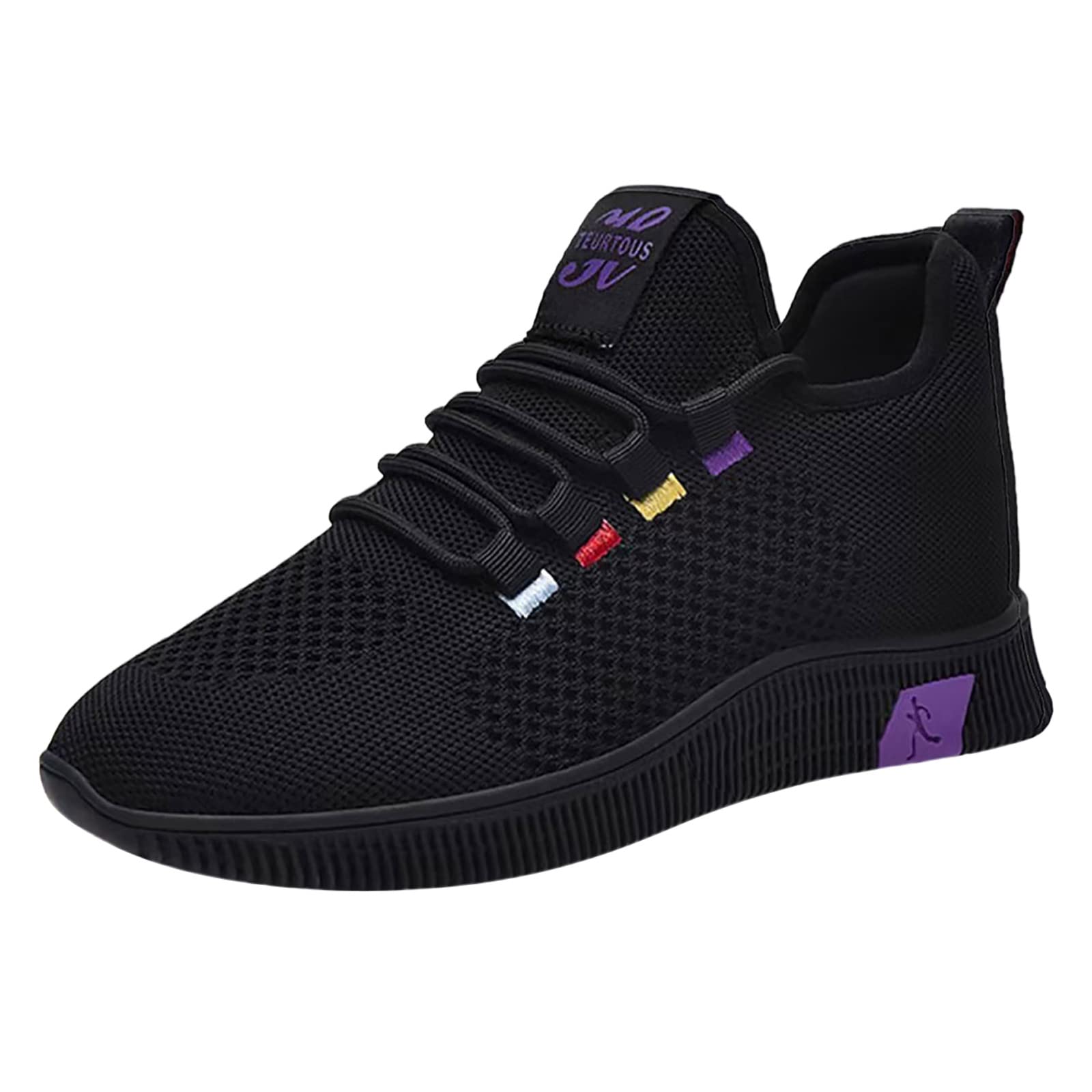 Breathable Women's Mesh Athletic Sneakers - Comfortable Tennis & Running Shoes for Walking, Sports & Summer Activities (Purple, Size 7.5) | Perfect for Gym, Jogging & Casual Wear