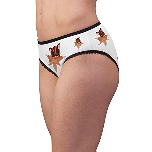 Flying Squirrel Women's Cotton Briefs - Comfortable Funny Underwear for Everyday Wear | Perfect for Gifts, Costume Parties & Loungewear