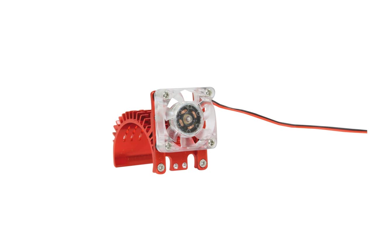 130157 Aluminum Aktiv Vario Engine Cooler with Fan for 1/10 RC Cars - High Performance Cooling System (Multi Color) | Perfect for RC Racing, Off-Road Bashing & High-Speed Drifting