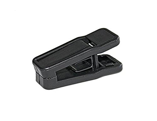 Erioctry Plastic Hanger Clips - 20 Pack Black Slim-Line Pants Hanger Clips with Strong Pinch Grip for Clothes Organization | Perfect for Velvet Hangers, Wardrobe Storage & Space-Saving Closet Solutions
