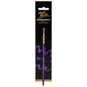 Premium Sable Hair Artist Brush - Round Size 4 for Oil, Acrylic & Watercolor Painting - Perfect for Fine Details & Professional Artwork
