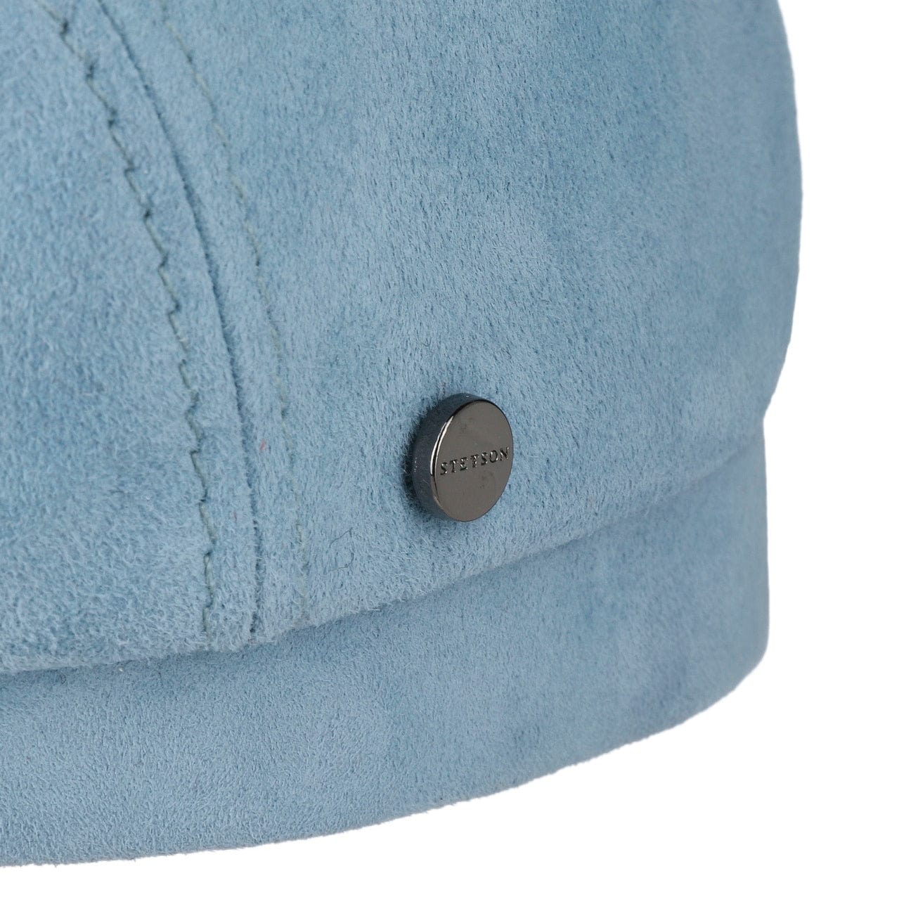 Stetson Goat Suede Flat Cap - Classic Men's Vintage Style Hat for Casual Wear & Outdoor Activities
