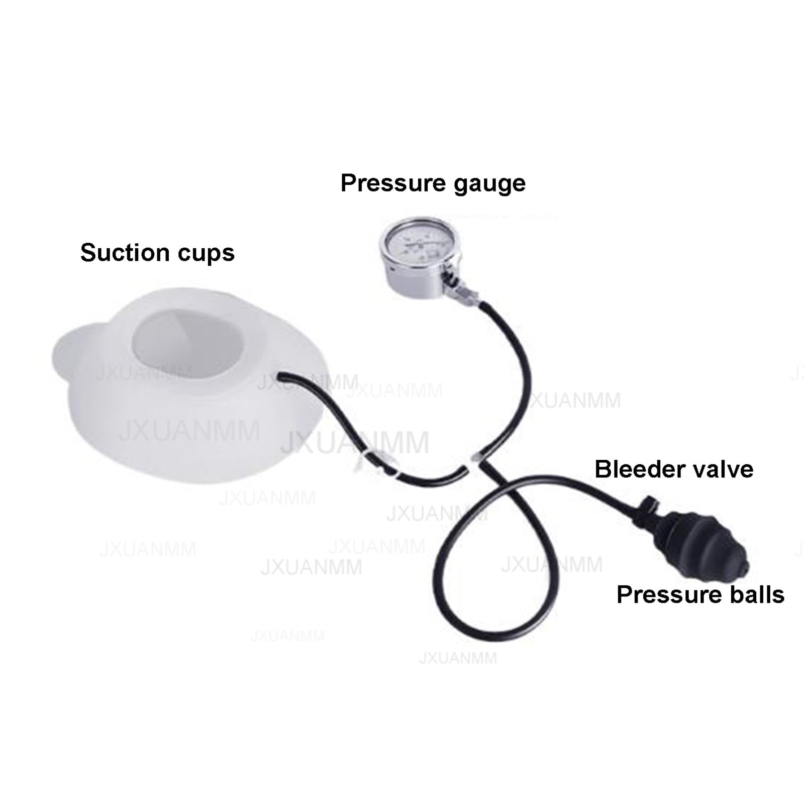 Pectus Excavatum Brace & Vacuum Bell - Adjustable Chest Support with Pressure Gauge for Pectus Carinatum Treatment - Ideal for Teens and Adults in Daily Activities & Sports