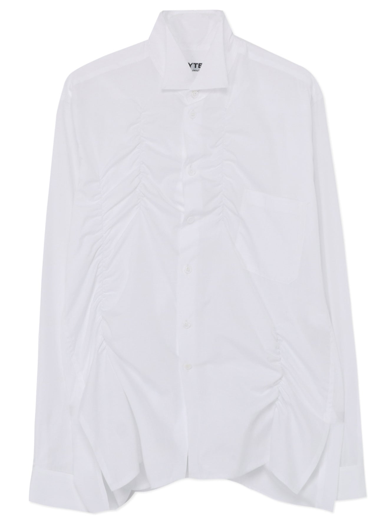 Cotton Broadcloth Shirring Design Shirt for Women | Comfortable & Stylish Blouse for Casual Wear, Office & Summer Outfits