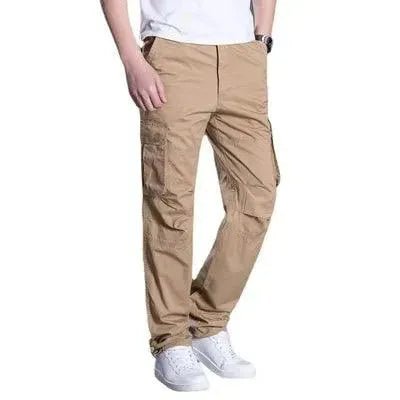 Men's Cargo Pants with Multiple Pockets - Durable & Stylish Workwear for Outdoor, Hiking & Casual Wear