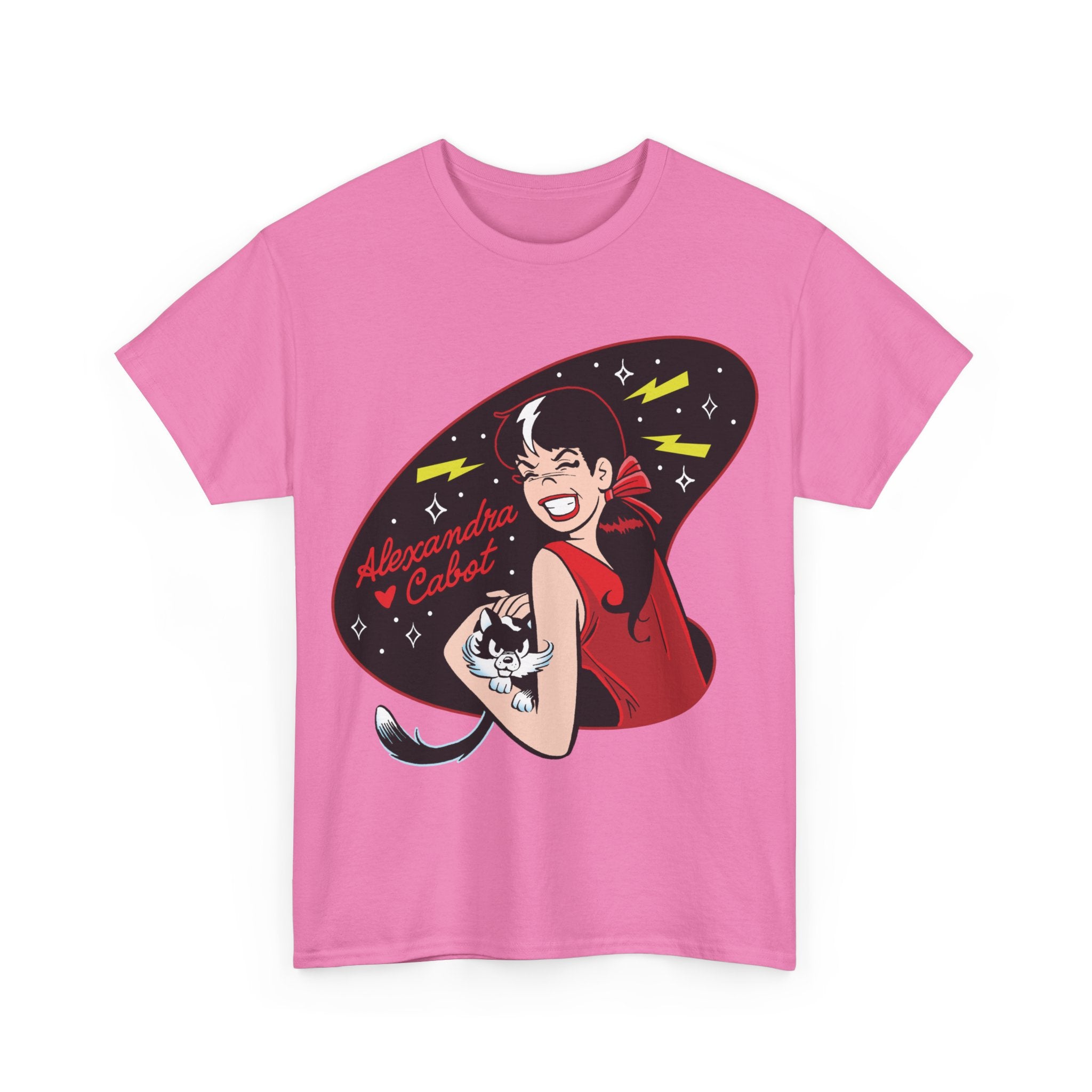 Alexandra Cabot Graphic T-Shirt | Unisex Heavy Cotton Tee with Alexandra & Sebastian Design | Casual Wear, Gift Idea, Fan Merchandise