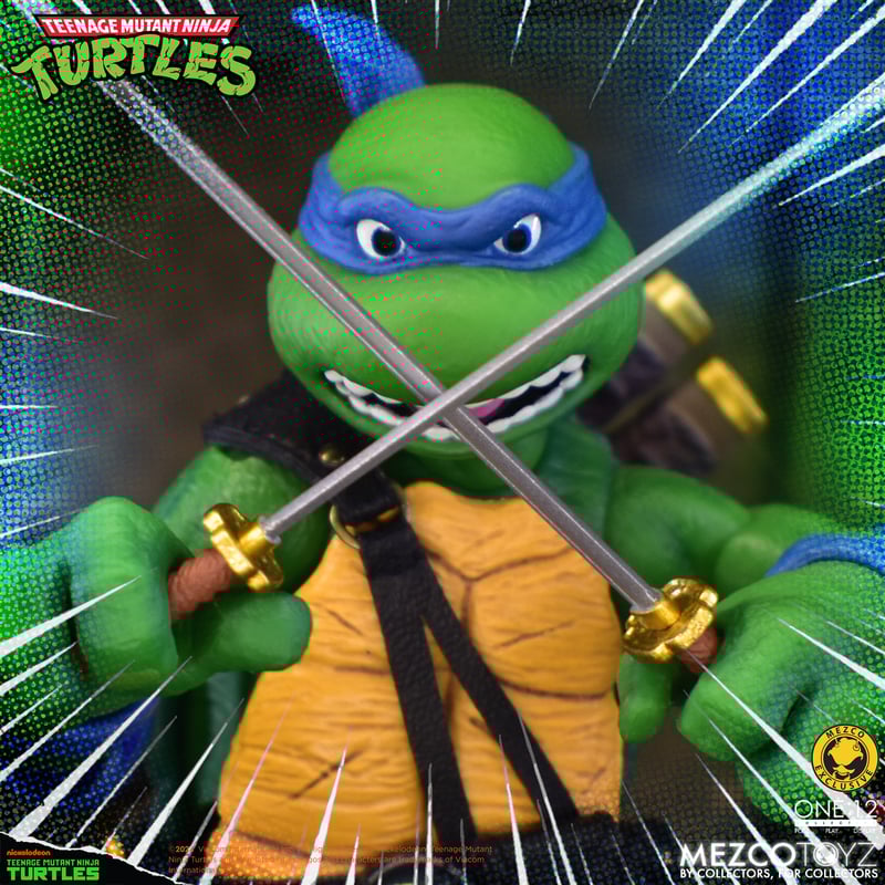 Teenage Mutant Ninja Turtles Deluxe Animated Series Action Figure - Mezco One:12 Collective - Collectible TMNT Toy for Fans & Display - Perfect for Gifts, Collections & Home Decor