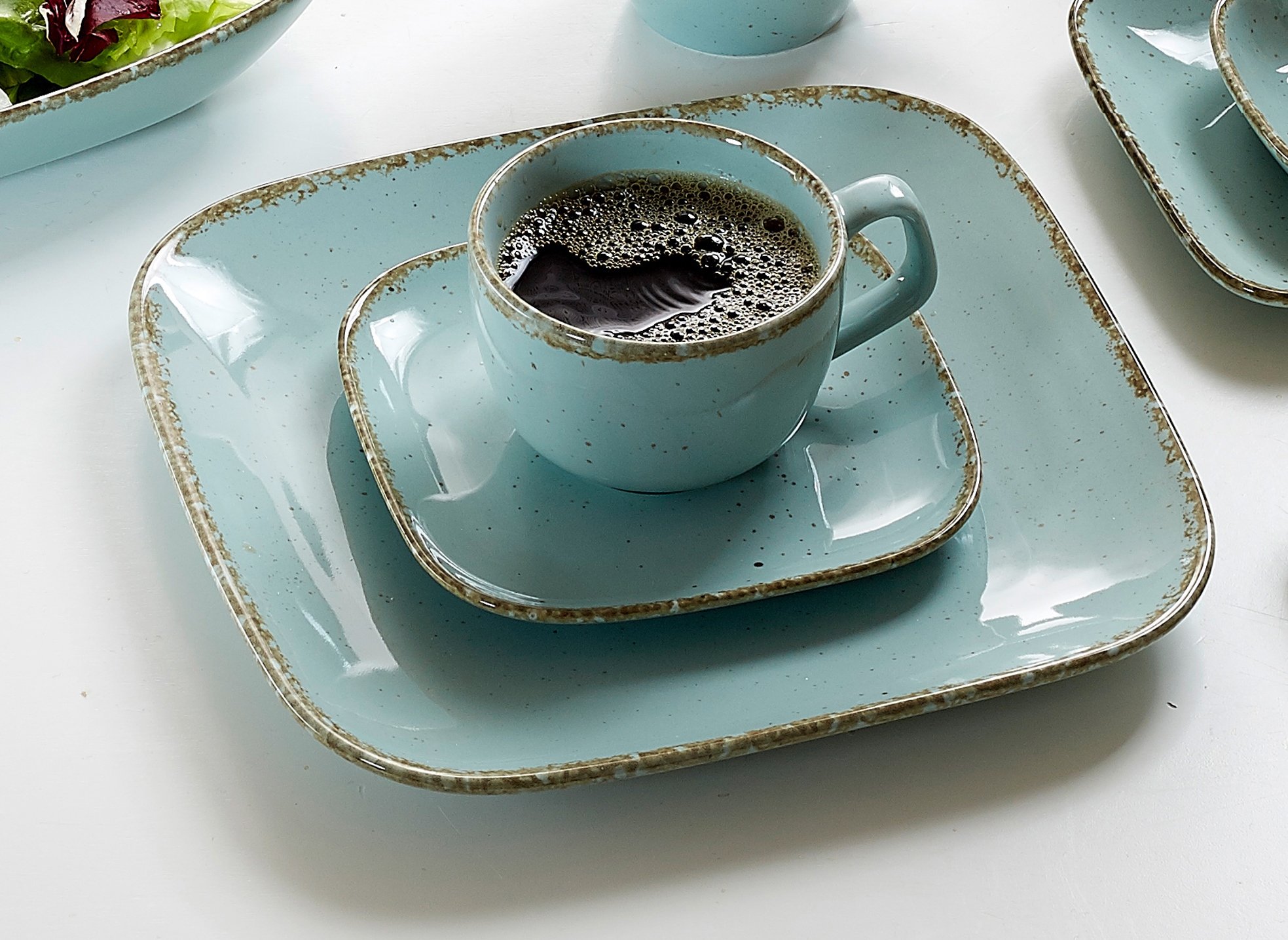 Premium Ritzenhoff & Breker Casa 12-Piece Ceramic Coffee Set in Elegant Blue - 33 x 33 x 18 cm - Perfect for Home, Office, and Gift Giving