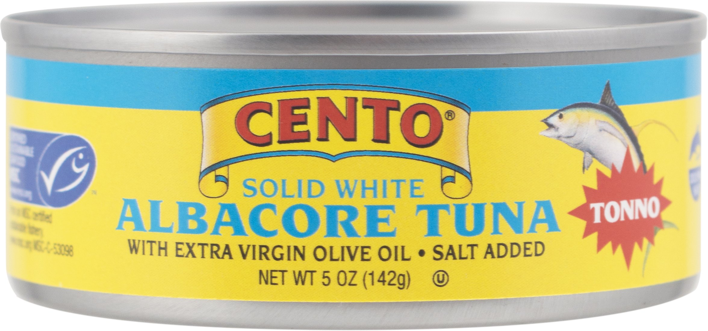 Premium Cento Albacore Tuna in Water, 5 oz (Pack of 24) - Wild Caught, High Protein, Keto & Paleo Friendly - Perfect for Salads, Sandwiches, and Meal Prep