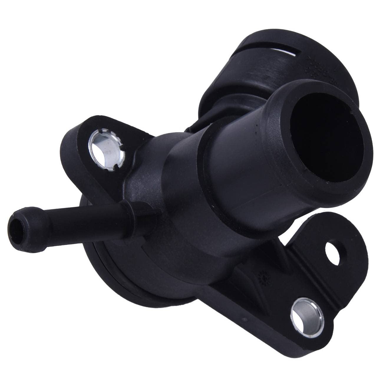 06J121132G 1x Water Outlet Engine Cooling Hose Connector Replacement for VW Audi - Durable Aluminum Alloy Coolant Pipe Fitting for Automotive Repair & Maintenance