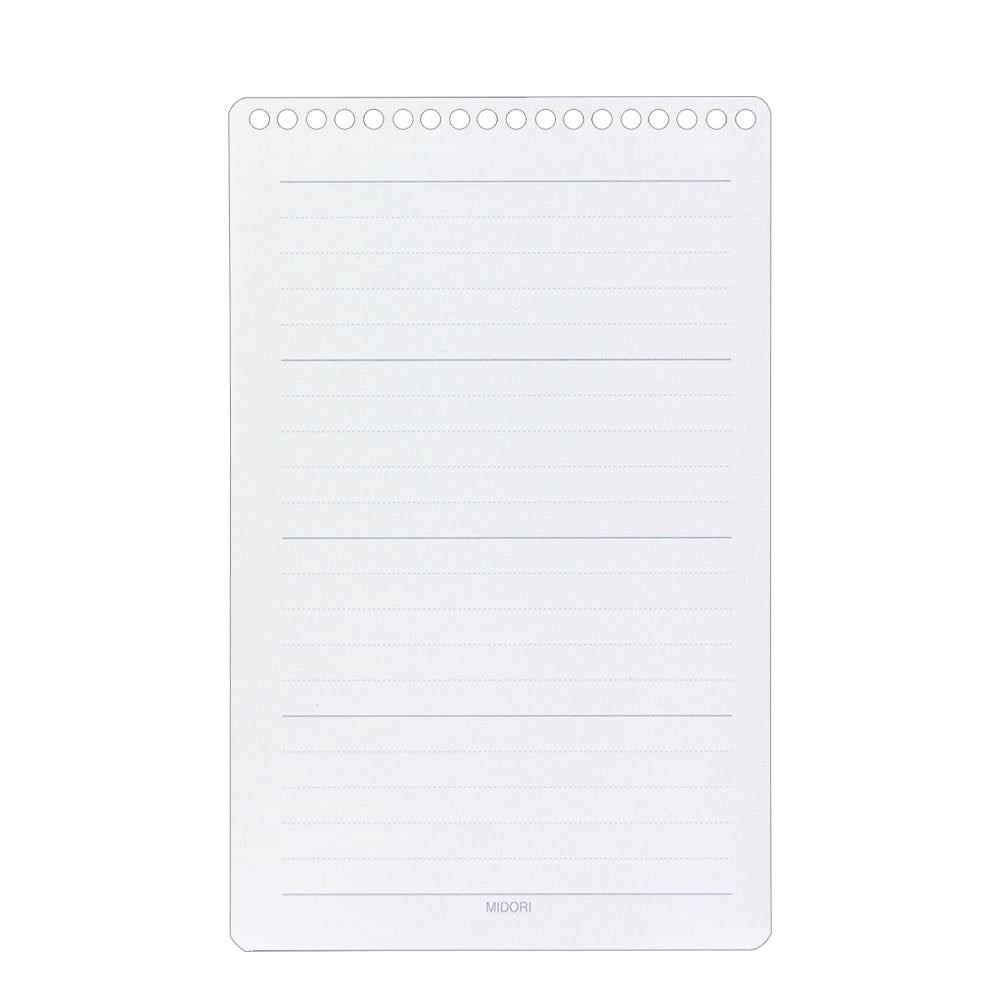 Midori DESIGNPHIL Stainless Steel Ruler with Memo Clip - 6 Inch/15 cm Metal Straight Edge Measuring Tool for Office, School, Crafting & DIY Projects