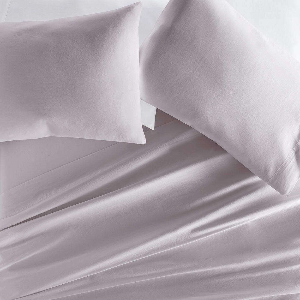Premium 100% Long Staple Cotton Sheet Set - Soft Breathable Bed Sheets for All Seasons - Perfect for Master Bedroom, Guest Room & Dorm