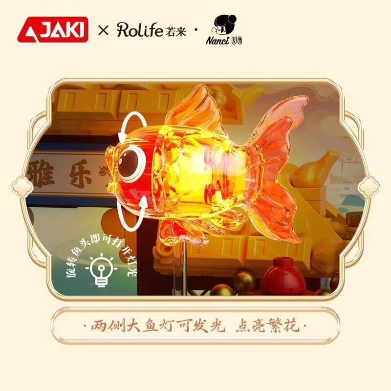 JAKI Nanci Small Street Scene - Miniature Collectible Figurine for Home Decor, Gift, and Display | Perfect for Dollhouse, Bookshelf, and Office Desk Decoration