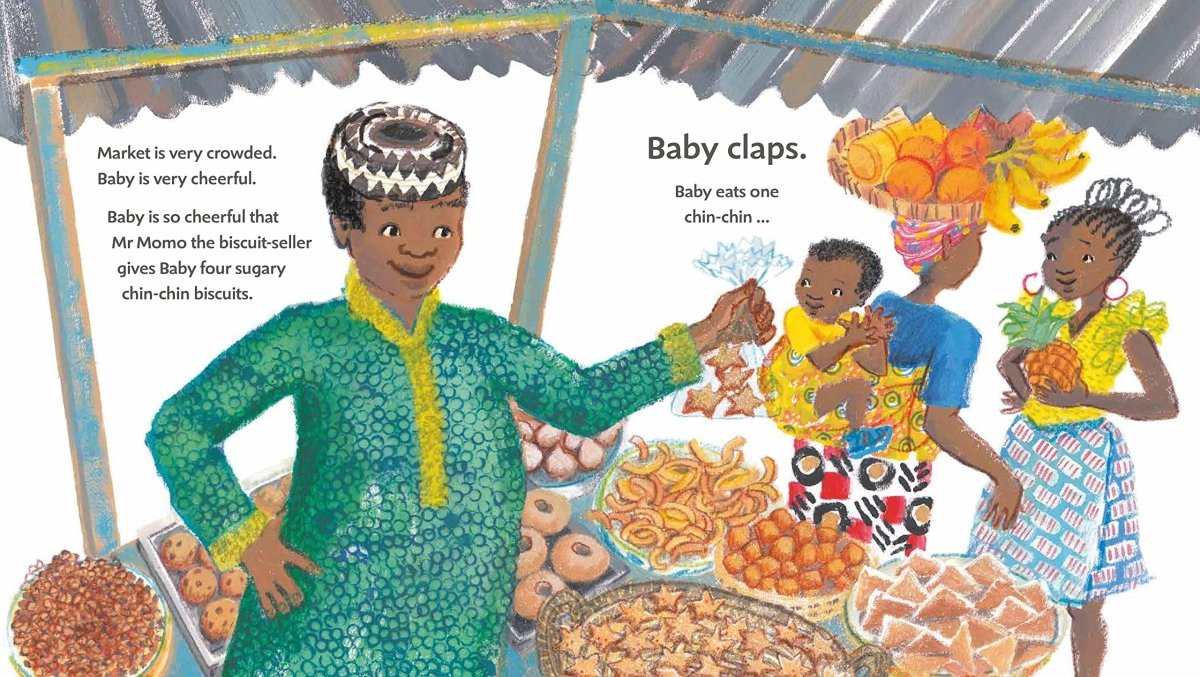 Atinuke: Baby Goes to Market - Illustrated Children's Book by Angela Brooksbank | Perfect for Bedtime Stories & Early Learning