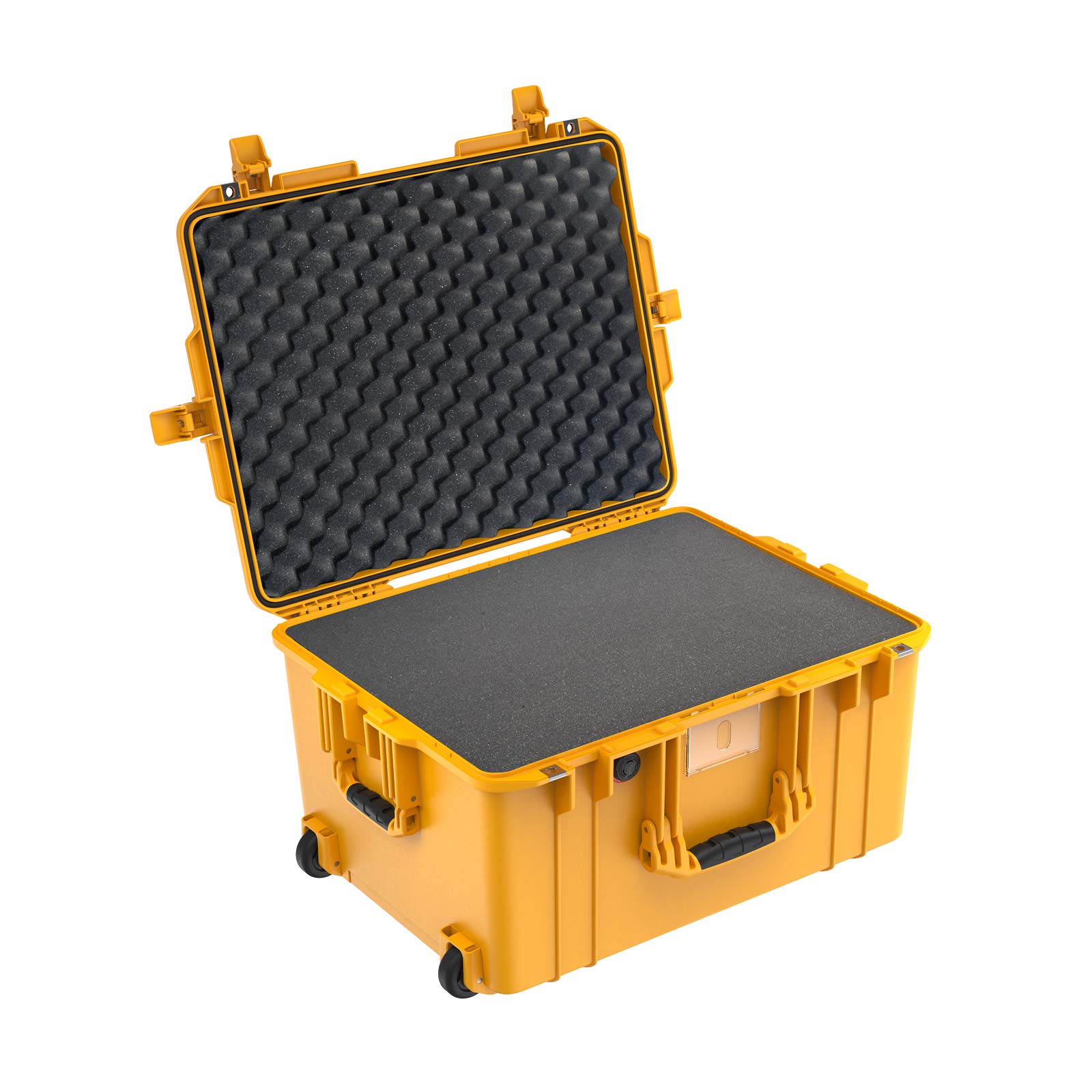 Pelican Air 1607 Waterproof Hard Case with Customizable Foam Interior - Yellow | Shockproof & Dustproof Protective Case for Camera, Drone, Electronics | Perfect for Travel, Outdoor Adventures & Equipment Storage