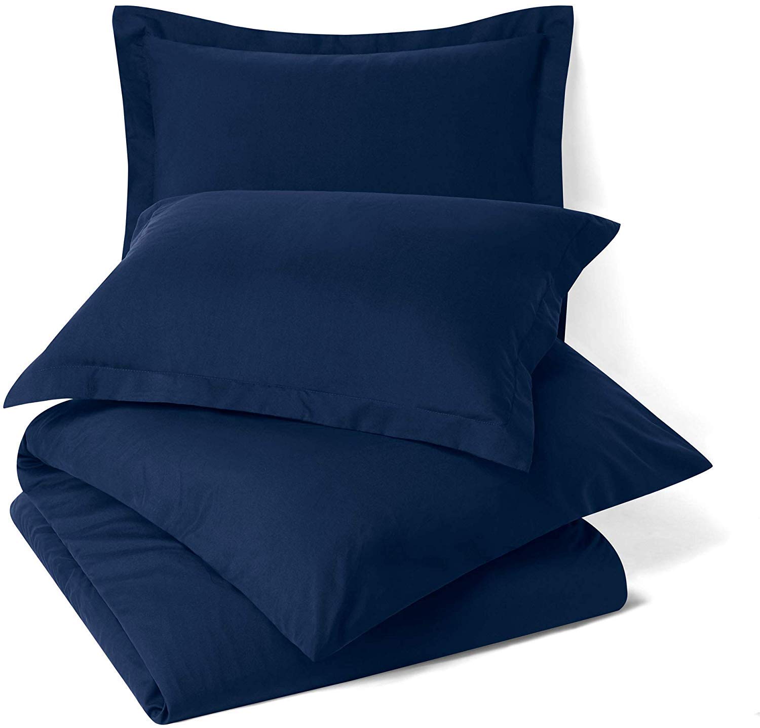 Premium 400 GSM Organic Cotton Duvet Cover & Comforter Set - Navy Blue King Size (2-Piece) | Ultra-Soft, Hypoallergenic Bedding for Luxurious Sleep & Cozy Nights
