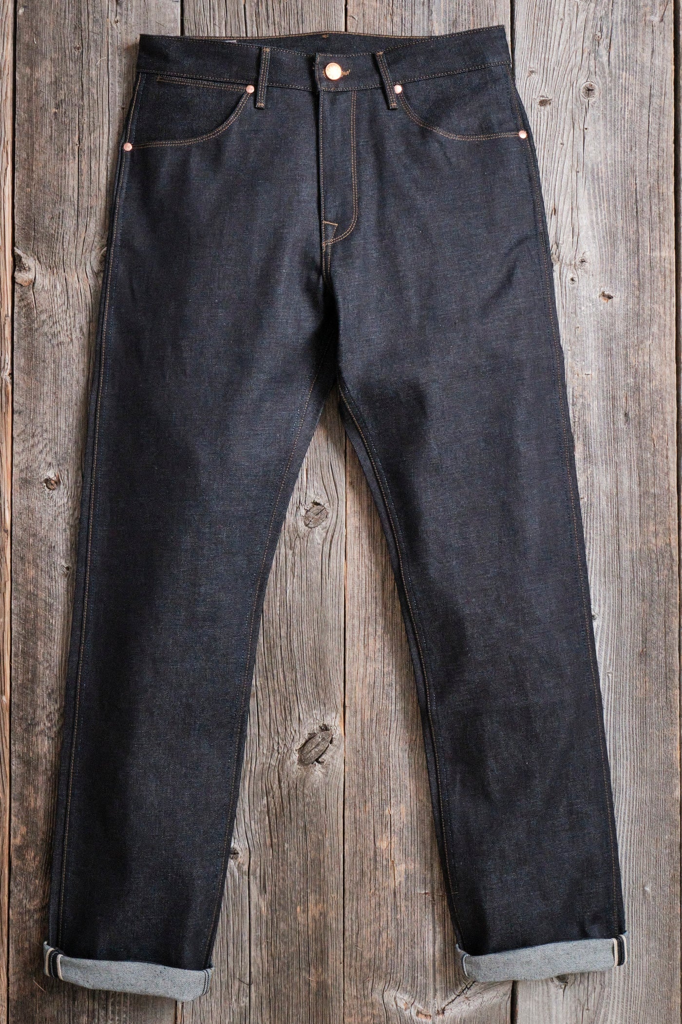 Freenote Wilkes Western 14.5oz Denim Jeans - Premium Kaihara Selvedge Jeans for Men | Durable & Comfortable for Casual Wear, Work & Outdoor Activities