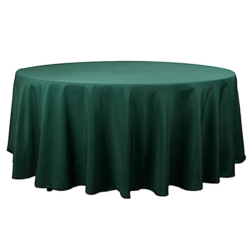 Premium 108-Inch Round Polyester Tablecloth for Weddings, Parties & Events - Elegant & Durable Table Linens for Banquets, Celebrations & Home Decor
