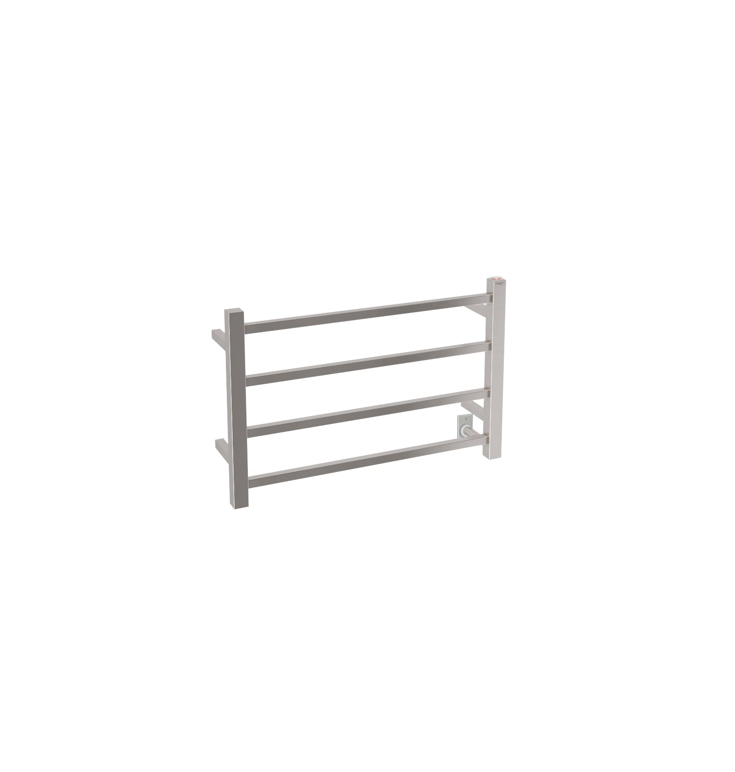Gala Dual 4 Bar Hardwired & Plug-in Towel Warmer - Brushed Stainless Steel - Perfect for Bathrooms, Spas & Luxury Hotels
