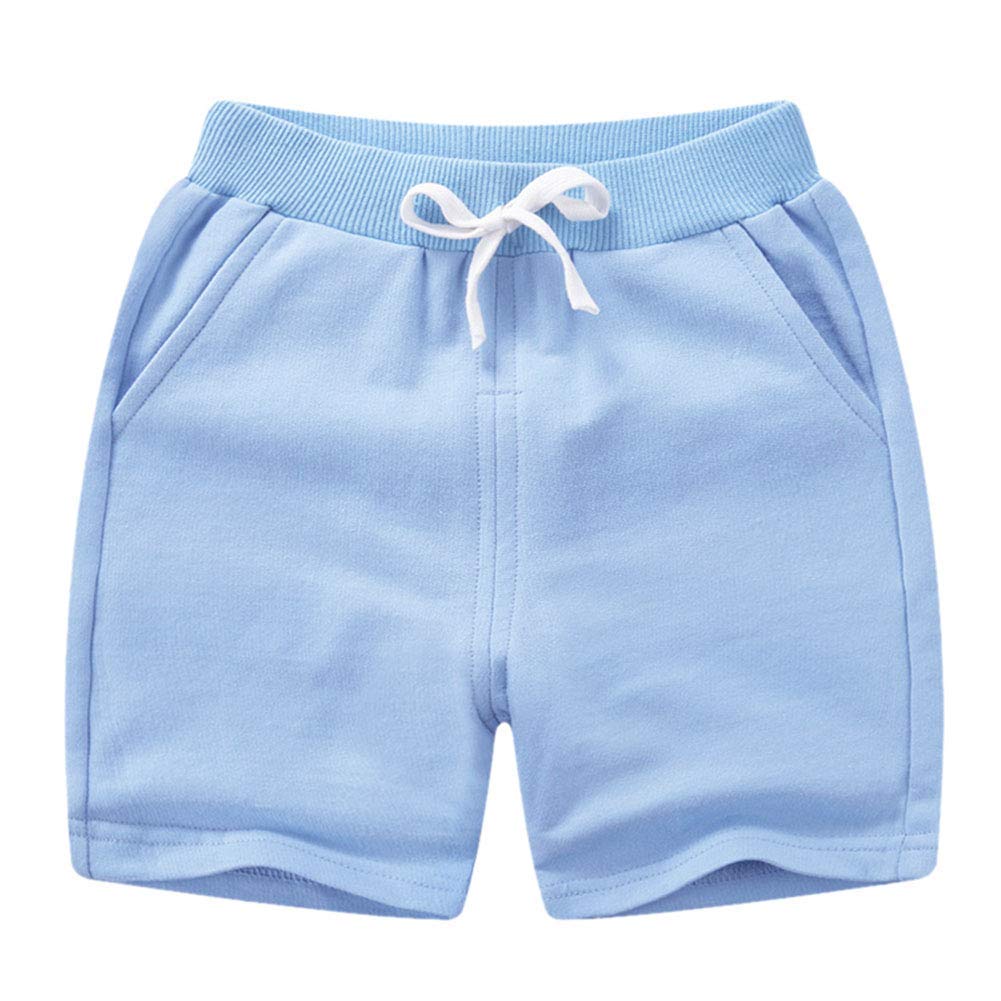 **Soft Cotton Toddler Jogger Shorts for Boys & Girls - Comfortable Baby Sport Shorts for Playtime, Daycare & Outdoor Activities**