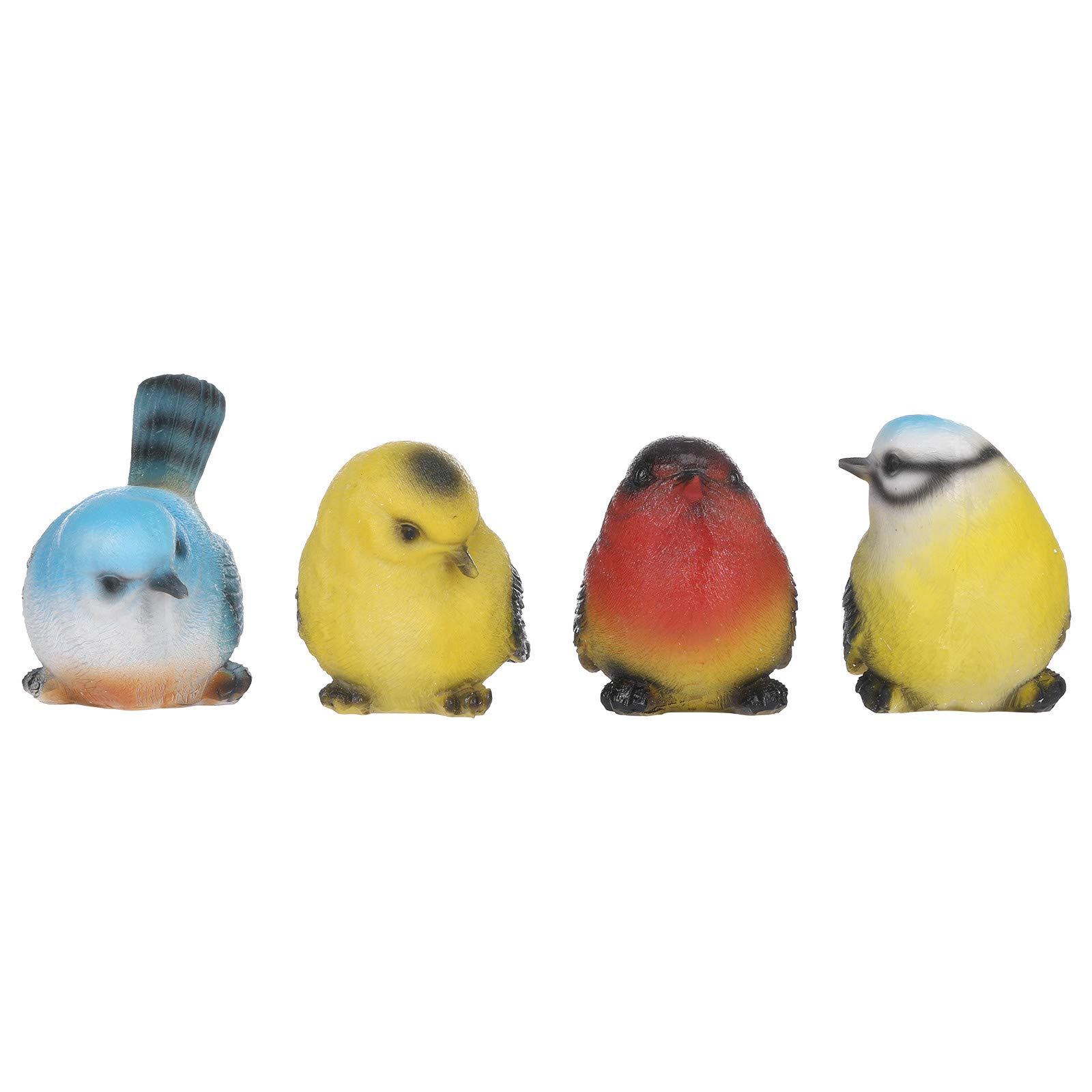 Resin Bird Sculpture for Garden & Home Decor - Outdoor Ornament