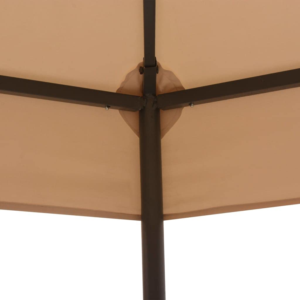 Premium 10x12ft Beige Outdoor Gazebo Tent - Waterproof Party Canopy for Backyard, Beach, Camping & Events | Heavy-Duty Pavilion Shelter with UV Protection for Weddings, Picnics & Outdoor Gatherings