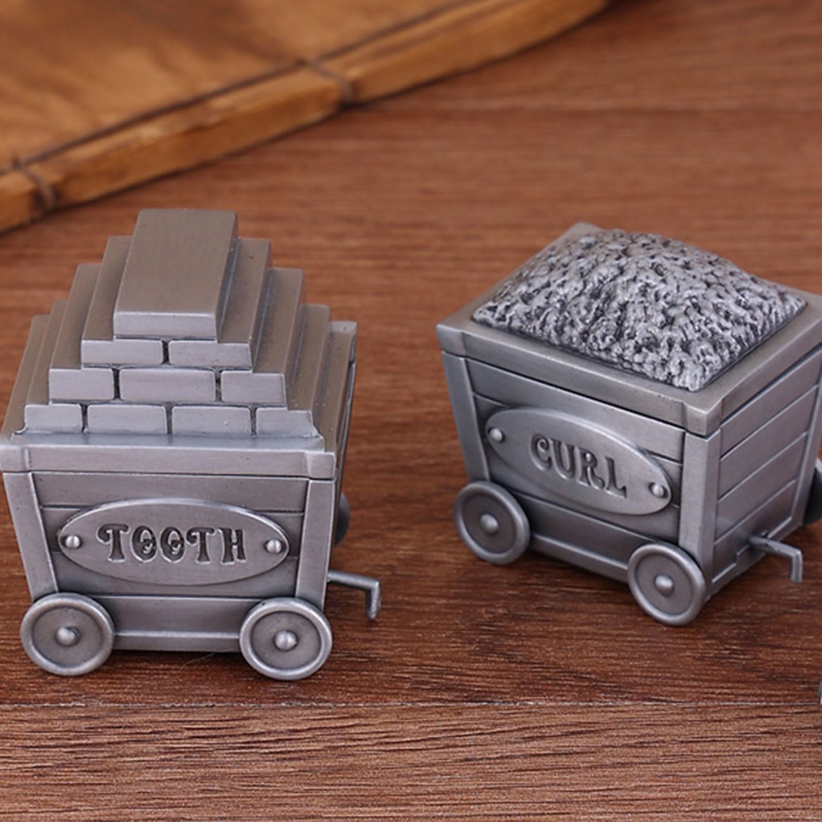Premium Silver Baby Tooth Keepsake Box - Deciduous Tooth Storage for Kids, Metal First Tooth Holder, Fetal Hair & Milestone Memory Case - Perfect Baby Shower Gift & Childhood Souvenir (Ideal for Baby's First Tooth, Christening, Baptism & Special Occasions)