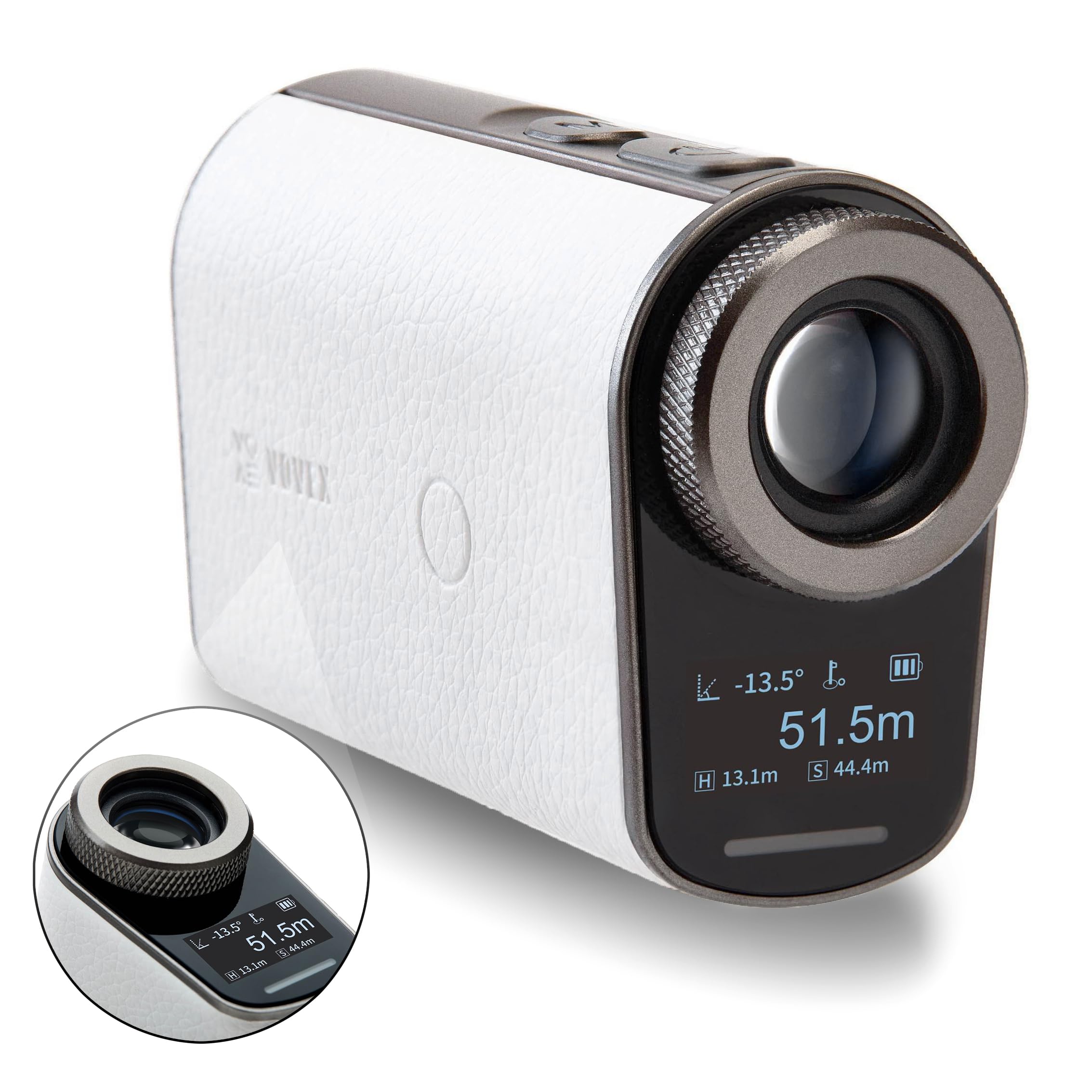 VOVEX Bloom Series 1 Golf Rangefinder with Slope - 1000 Yards Laser Distance Finder, 6X Magnification & Fast Flag Lock Vibration - Rechargeable Magnetic Golf Accessory for Precise Yardage Measurement on the Course | Perfect for Tournament Play & Practice Rounds
