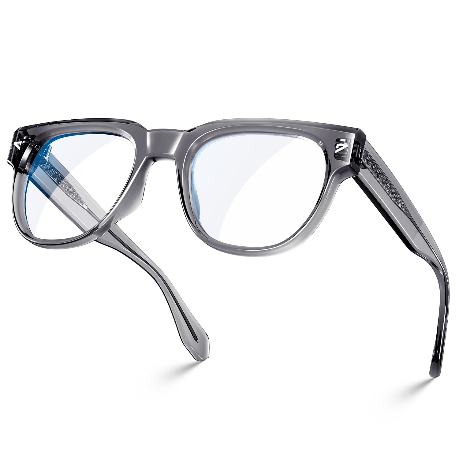 Blue Light Blocking Glasses - Sage Square Frame for Computer & Screen Use | Reduce Eye Strain & Improve Sleep | Stylish & Comfortable for Work, Gaming & Reading