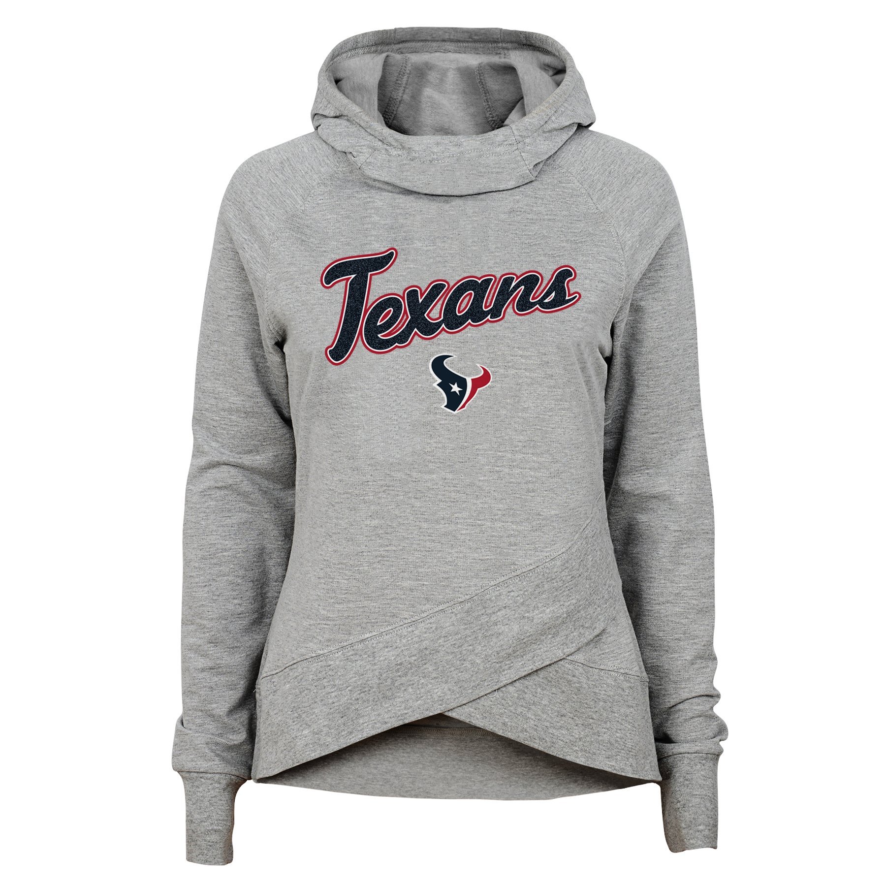 Outerstuff NFL Football Teams Lightweight Hooded Sweatshirt for Girls Youth (7-16) - Comfortable Funnel Neck Pullover for School, Game Day & Casual Wear