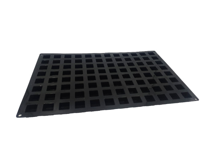 Flexipat Cube - 96 Silicone Baking Molds for Perfect Cube-Shaped Treats | Ideal for Cakes, Brownies, Ice Cubes & Chocolate Making | BPA-Free & Non-Stick