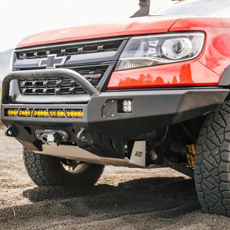 15-20 Chevy Colorado ZR2 CBI Off-Road Bumper - Heavy Duty Steel Front Bumper for Off-Roading, Rock Crawling & Overland Adventures