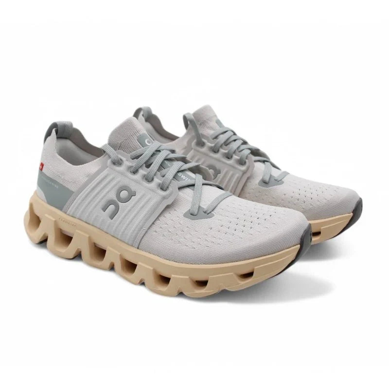 Women's Cloudswift 4 Running Shoes - Lightweight & Breathable Frost/Blonde Color - Perfect for Jogging, Gym Workouts & Daily Wear