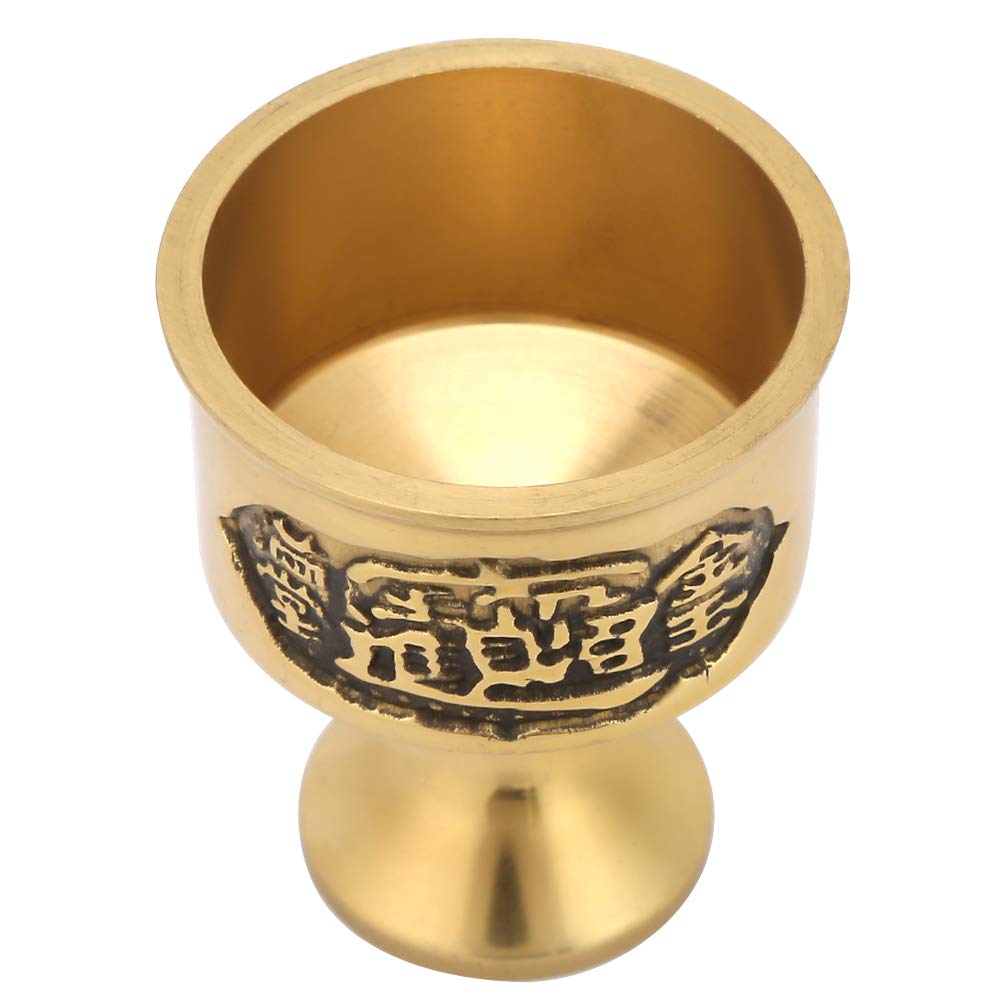 Buddhist Offering Cup Set - Portable & Durable Ceremonial Cup for Home Altar, Temple Worship - Handcrafted Spiritual Decor with Fine Workmanship - Perfect for Daily Prayers, Meditation & Sacred Rituals