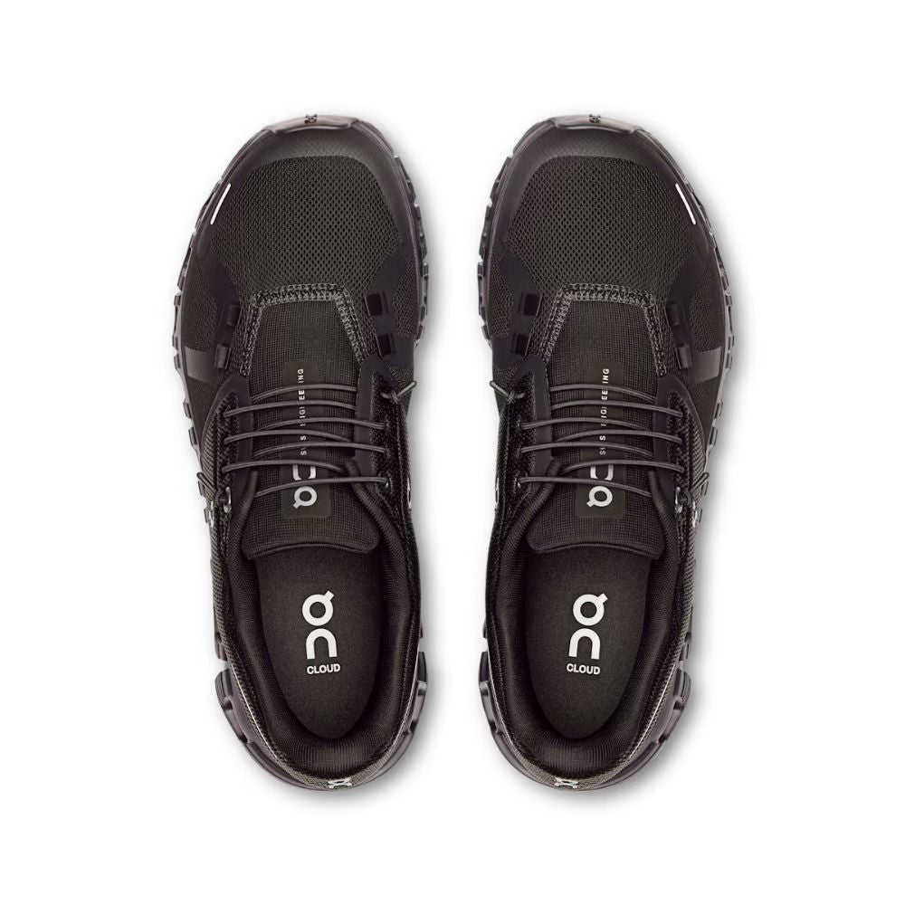 ON Women's Cloud 6 Running Shoes - Lightweight & Comfortable Black/Black for Jogging, Gym Workouts & Daily Wear