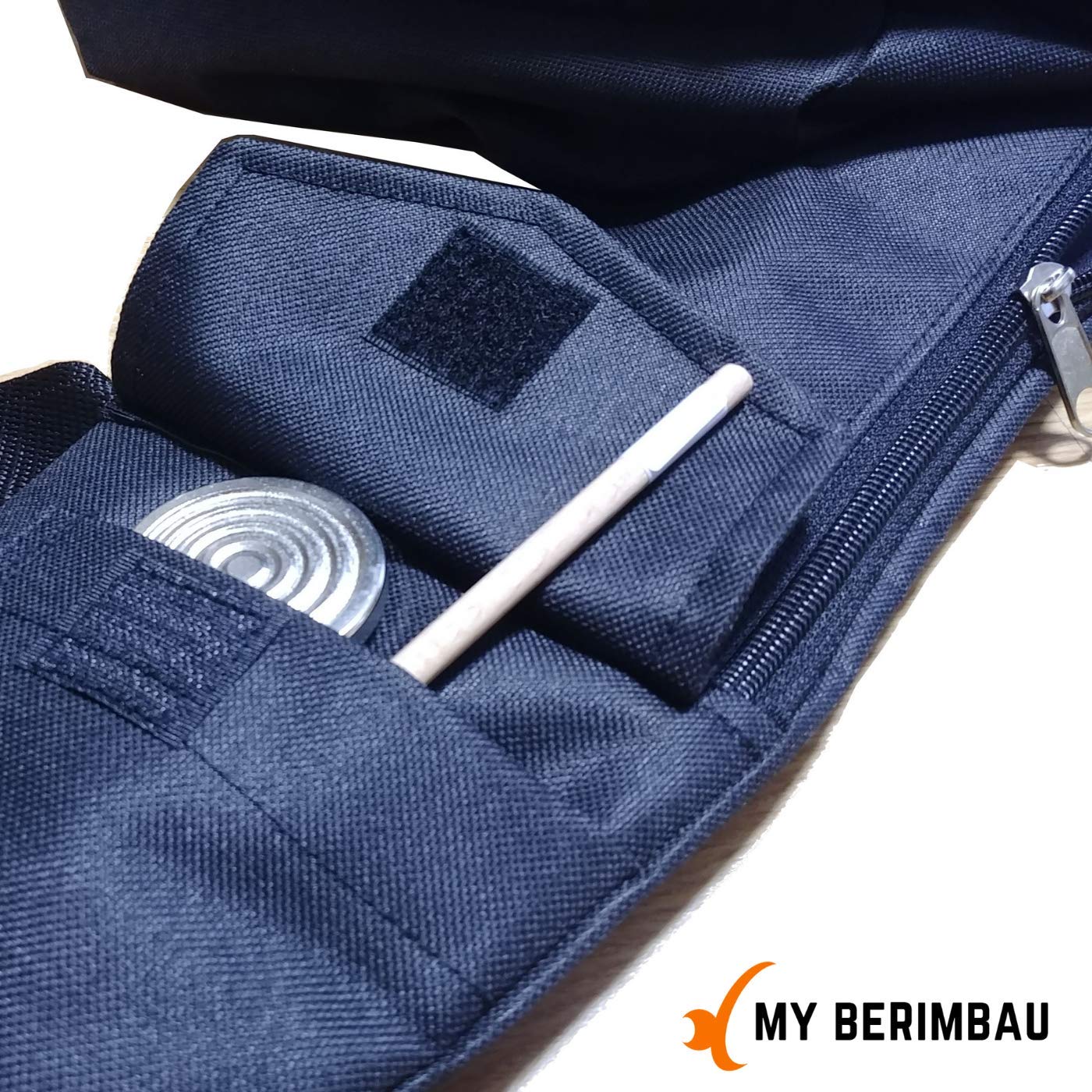 Waterproof Berimbau Bag for 3 Instruments - Capoeira Gear - Large Black Case for Musical Instruments - Perfect for Capoeira Performances, Travel & Storage